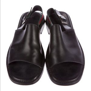 Authentic Gucci slingback sandals for men